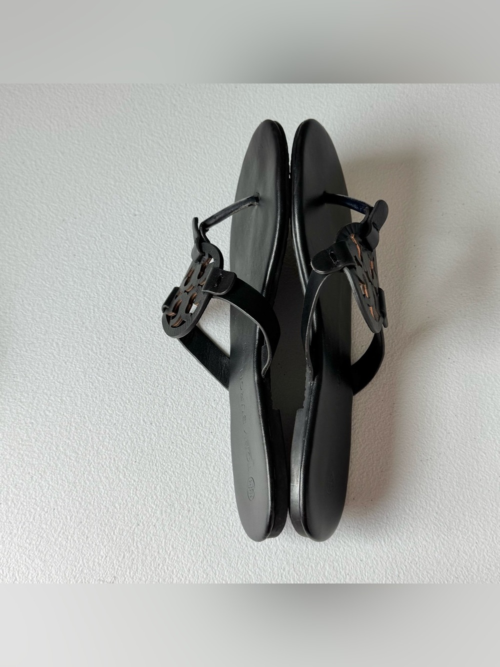 Tory Burch Miller Soft Sandals Size 8 ½ - Picture 4 of 6